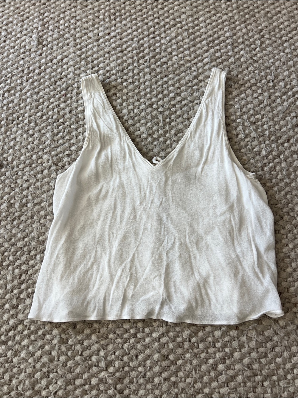 Wilfred White V-Neck Camisole Tank